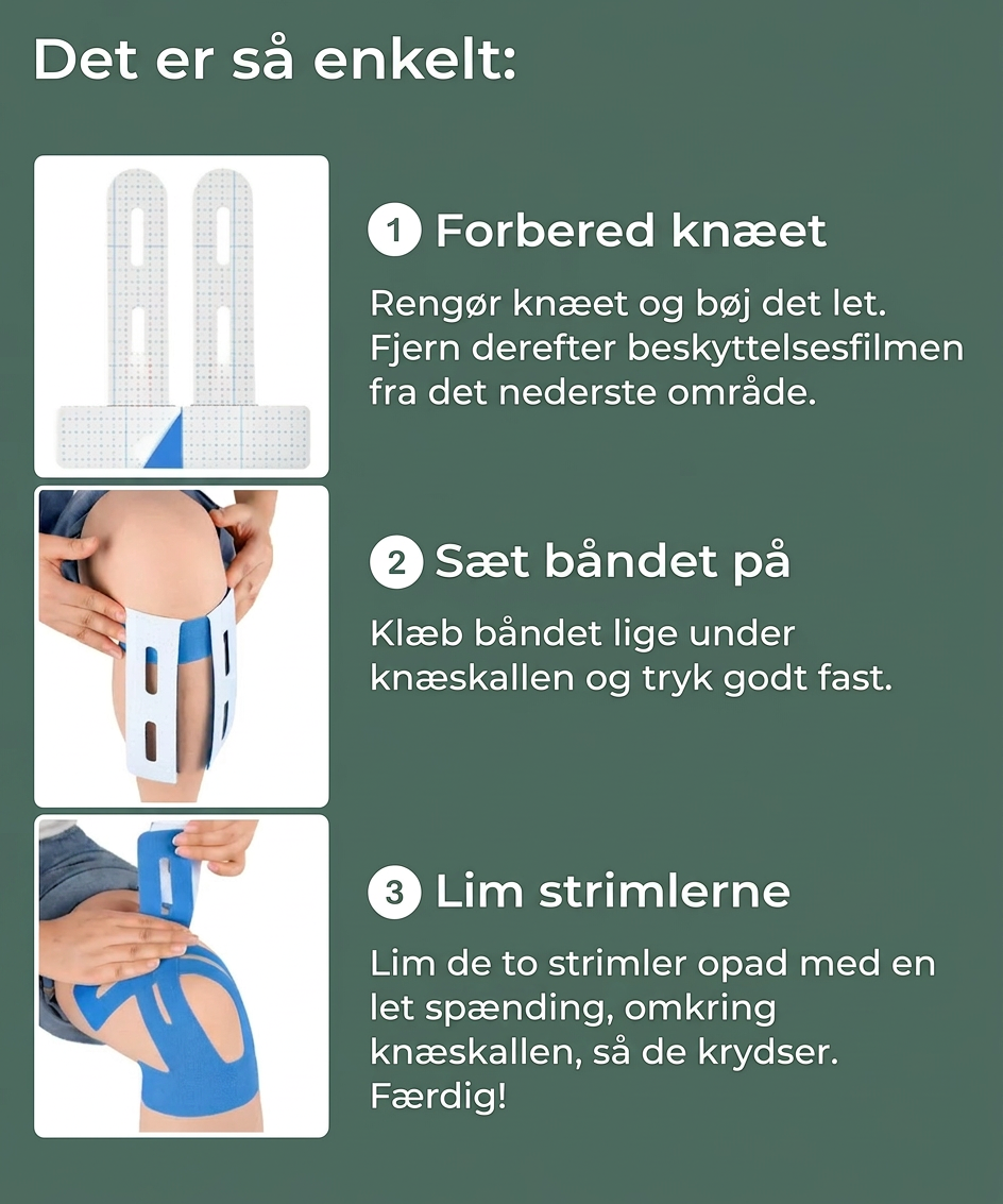 LedFlex™ Helkrops-sæt – Kinesiologisk Tape til Led og Muskler