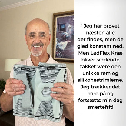 LedFlex™ Knæ – Støttebind med Silikonepude