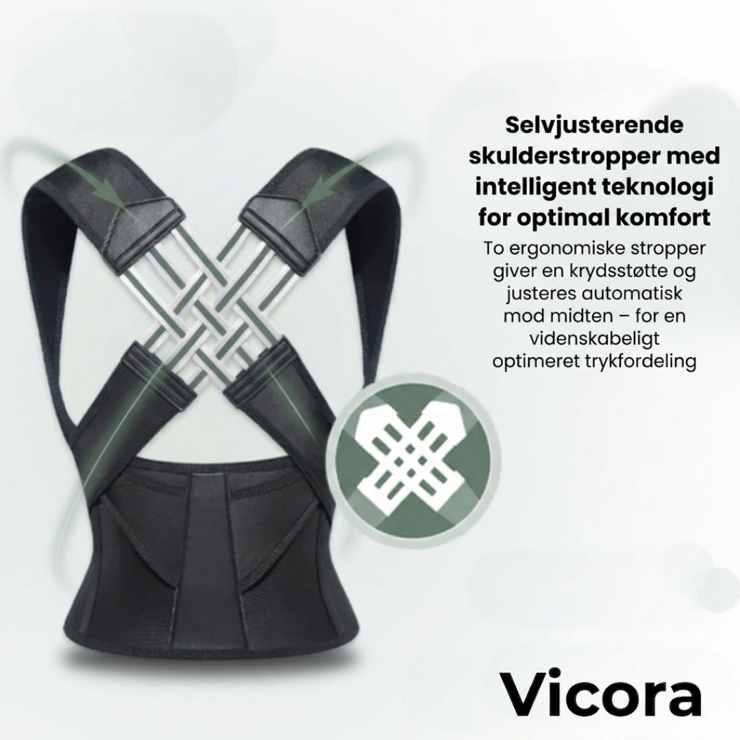 Vicora™ Bælte – Lindrer rygsmerter og forbedrer holdningen